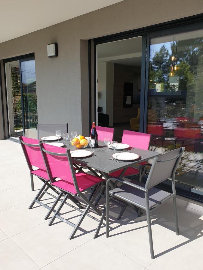 L'Appartement Jardin Avec Vue Montagnes Sévrier Exteriör bild