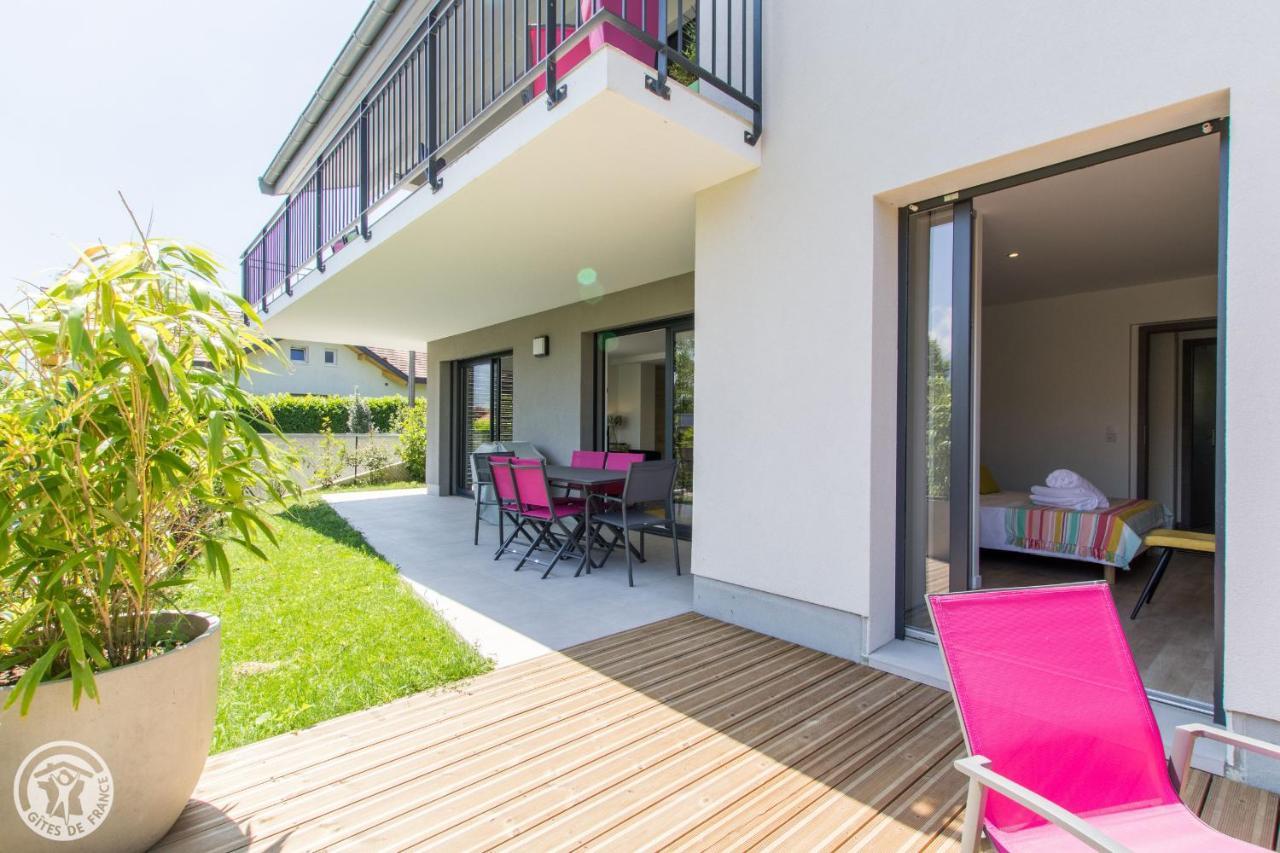 L'Appartement Jardin Avec Vue Montagnes Sévrier Exteriör bild