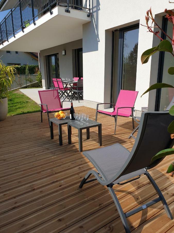 L'Appartement Jardin Avec Vue Montagnes Sévrier Exteriör bild